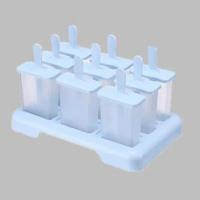 8 格自製冰棒模具｜食品級矽膠雪條模｜可重複使用冰棒製作器｜平行進口
