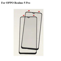 For OPPO realme 5 Pro Outer Glass Lens touchscreen Touch screen Outer Screen For OPPO realme 5Pro Glass Cover without flex