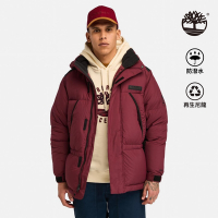 Timberland 男款紅褐色防潑水再生羽絨外套|A2N68EIC