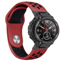 Breathable Silicone Strap For Huami Amazfit T-Rex 2 Smart Watch Band Sports Bracelet For Xiaomi Amazfit T-Rex T Rex 2 Pro Correa