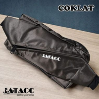 Tas Selempang Pria & Wanita Jatacc – Bahan Parasut Longchamp, Stylish & Praktis Coklat