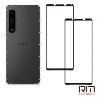 【RedMoon】SONY Xperia 1 V 手機殼貼3件組 空壓殼-9H玻璃保貼2入
