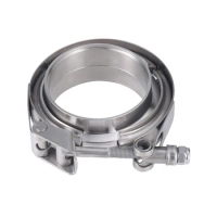 304 Stainless steel 1.5 inch male and female flange Quick release V band clamp stepped flange kit V band