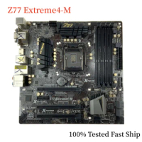 For Asrock Z77 EXTREME4-M Motherboard Z77 32GB LGA 1155 DDR3 Micro ATX Mainboard 100% Tested Fast Ship