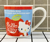 【震撼精品百貨】Hello Kitty 凱蒂貓 馬克杯-藍蘋果*35736 震撼日式精品百貨