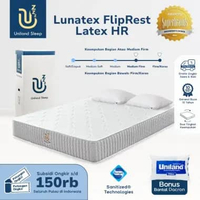 Kasur Busa Uniland Sleep Lunatex FlipRest 25cm Latex HR / Dual Feel 180 x 200
