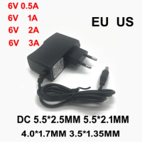 1 PCS AC 110-240V to DC 6V 0.5A 1A 2A 3A Universal Switch Power Supply Adapter Charger for Omron Blood Pressure Monitor
