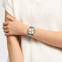 Swatch Skin Irony 超薄金屬系列手錶 GLEAM TEAM 典雅珠光 (38mm) 男錶 女錶
