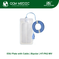 ESU Plate with Cable / Netral Pad - Bipolar | HUATONG HT-PA2-WV