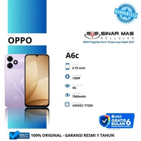 Oppo A6c 4G (4/64GB) Garansi Resmi