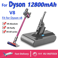 2024 latest Dyson V8 21.6V 12800mAh battery replacement Dyson V8 absolute wireless handheld vacuum cleaner Dyson V8 battery