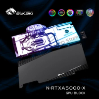 Bykski N-RTXA5000-X Graphics Card Water Block For Leadtek RTX A5000 Video Card,GPU Heatsink VGA Cooler