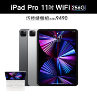 巧控鍵盤組【Apple 蘋果】2021 iPad Pro 11吋 第3代 平板電腦(WiFi/256G)