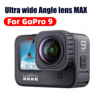 Gopro Hero 9 Optical Glass Ultra Wide Angle Replacement Lens Max 155° Anti-shake Zoom HD Depth of Field Gopro Hero 9 Accessories
