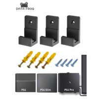 DATA FROG Wall Mount Stand For PS4/Slim/Pro Console Wall Bracket Storage Rack With Screw For PS4 Slim Pro Accessories