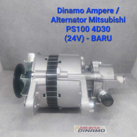 Dinamo Ampere / Alternator Mitsubishi PS100 4D30 (24V) - BARU - BERGARANSI **