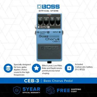 BOSS Stompbox Bass Pedal CEB-3 Bass Chrous Pedal Efek Bass