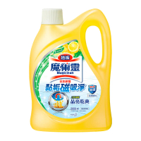 【魔術靈】地板清潔劑 2000ml  箱購6入#鮮採檸檬-鮮採檸檬