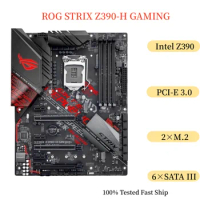 For ASUS ROG STRIX Z390-H GAMING Motherboard Z390 128GB LGA 1151 DDR4 ATX Mainboard 100% Tested Fast Ship