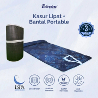 [Promo Cuci Gudang! Gratis Ongkir] Kasur Lipat Bantal BELVEDERE / Kasur Gulung / Matras / Kasur Busa