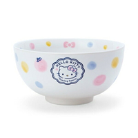 【震撼精品百貨】凱蒂貓_Hello Kitty~日本SANRIO三麗鷗 KITTY陶瓷丼飯碗 (彩色點點款) *60008