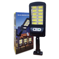 太陽能感應式路燈 12格-120COB 0電費 遙控3種模式 白天充電晚上亮燈 LED燈 太陽能燈 人體感應 感應燈 太陽能 戶外燈