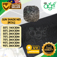 Bestselle  [30M] AgroBuddy 55% 75% 95% Jaring Hitam Jaring Kebun | Shade Orchid Net Garden UV Protec