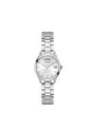 Guess Watches GUESS MINI AURA LADIES DRESS Silver Tone Case Silver Dial Watch