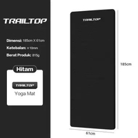 SKY - TrailTop Matras Yoga Premium Anti Slip Matras Olahraga Yoga Mat Karpet Olahraga Workout 8/10mm