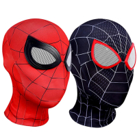 spiderman mask Superhero characters Miles Morales and Peter Parker Spider-Man cosplay mask accessori