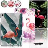 Shockproof Plastic Tablet Protective Case for Samsung Galaxy Tab S5e T720 T725 10.5" with Different Flamingo Patterns and Colors