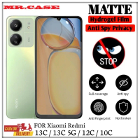 Anti Gores Hydrogel Privacy Matte Xiaomi Redmi 13C / 13C 5G / 12C / 10C Screen Protector Cover Layar