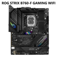 ASUS ROG STRIX B760-F GAMING WIFI DDR5 Motherboard for Intel CPU, Next-gen PCIe 5.0 Slot, hyperfast WiFi 6E, 2.5G LAN