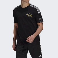 Adidas Mufc Cny Tee [GK9414] 男 T恤 短袖 足球 曼聯 上衣 亞洲尺寸 黑