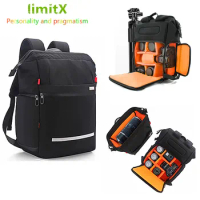 DSLR Camera Bag Backpack Waterproof Padded For Canon EOS R R5 R6 R7 90D 850D 5D 6D 7D II III IV Nikon D7500 D780 D750 D850 Z7 Z6
