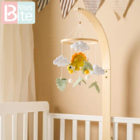 Baby Rattle Toys Cartoon Dinosaur Crib Mobile Baby Room Hanging Toys Felt Soft Bed Bell Mobile for Crib Decor Baby Mobiles Toys