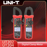 UNI-T UT204 Plus TU202 Plus Clamp Ammeters. Temperature Voltage Tester LCD Digital Current clamp AC/DC NCV True Rms Multimeter