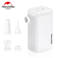 Naturehike-Outdoor Multi-functional Air Pump, Mini Charger, Portable Lighting Mattresses, 3 in 1