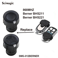 BERNER BHS121 BHS221 BHS140 BHS110 BHS153 BHS121 BHS130 Garage Door Remote 868MHz Replicator Handhel