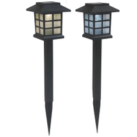 月陽超值2入日式太陽能自動光控LED庭園燈草坪燈插地燈(JP50252)