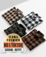 Kemeja Flannel Panjang Premium - Kemeja Panjang Flanel Premium - Kemeja Motif Kotak Kotak Bestseller