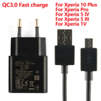 QC3.0 Fast Charger Travel Adapter UCH12 Quick Charger For Sony Xperia Pro 10 Plus 5 Ⅳ 5 III 1V XZ2 XZ XA2 Ultra XA1 Ultra G3116