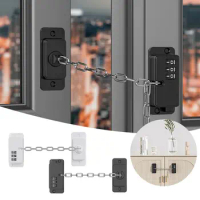 Refrigerator Door Coded Lock Baby Safety Lock Portable Window Digital Password Lock Multifunction Security Tools Hardware