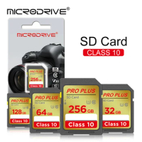 Extreme PRO Standard SD Card 16GB 32GB 64GB 128GB 256GB SDHC/XC C10 U3 Normal Size Flash SD Memory Card for Camera