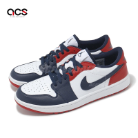Nike 高爾夫球鞋 Air Jordan 1 Low Golf USA 男鞋 藍 紅 休閒鞋 AJ1 DD9315-113