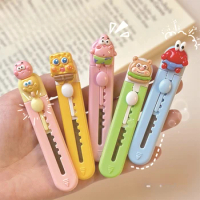1Pc Creative Art Knife Cute Cartoon Express Delivery Artifact Portable Paper Cutter Hand Account Knife Letter Opener Sword