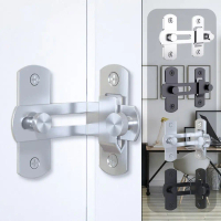 Pengawal Sudut Kanan Kabinet Gudang Gelongsor Tingkap Togol Kunci Pintu Bolt Pintu Buckle Pintu Kunc