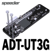 ADT-Link UT3G Laptop External Graphics Card USB4 to PCIe 4.0 x16 eGPU Adapter for Thunderbolt 3/4 NUC ITX STX Notebook PC Gaming