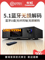 功放機 擴大機 長虹 CF6功放機家用大功率專業藍牙低音炮數字5.1聲道公放卡拉OK