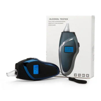 Breathing Digital Alcohol Detector With Mouthpiece Alcohol Tester